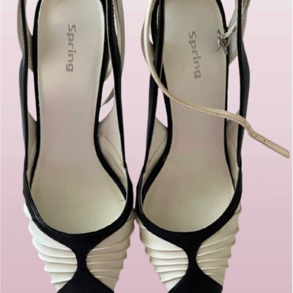 Bn Spring ankle strap heel